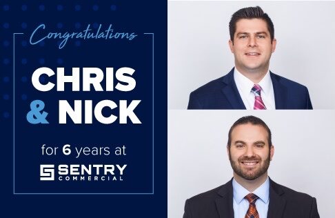 Happy Sentry Versary to Sentry Commercial's Chris Duclos and Nick Pinto.