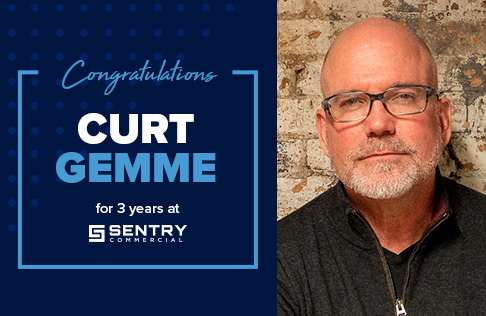 Happy belated work anniversary to Sentry Commercial's Director, Curt Gemme.